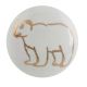 Golden Bear Pattern Ceramic Cabinet Knobs